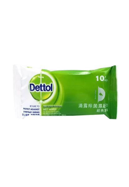 Picture of Dettol 滴露 殺菌濕紙巾 便攜裝10片