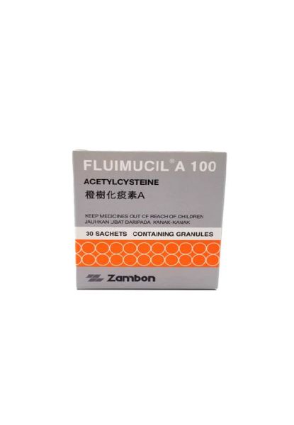 Picture of Fluimucil 橙樹化痰素 A 100 無糖30 包