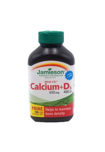 Picture of Jamieson Calcium 650 mg + D3 400 UI100 + 20 片