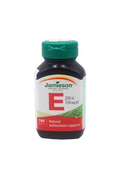 Picture of Jamieson Vitamin E 200 IU 134 mg AT 100 粒