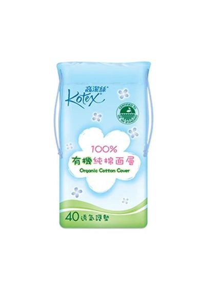圖片 Kotex 高潔絲 100 % 有機純棉護墊 普通 15 cm 40 片
