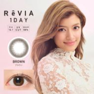 Picture of ReVIA 1 DAY 10P BROWN 日拋有色隱形眼鏡